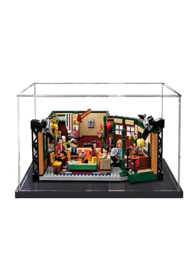 WANLIAN Lego Display Case for Lego Ideas 21319 Friends Central Perk Building Kit,Dustproof Display Box Showcase for Ideas Seinfeld 21328, Ideas Big Bang Theory 21302(NOT Included The Model) - Image 1