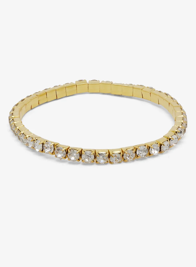 ايلا Gold Tennis Bracelet