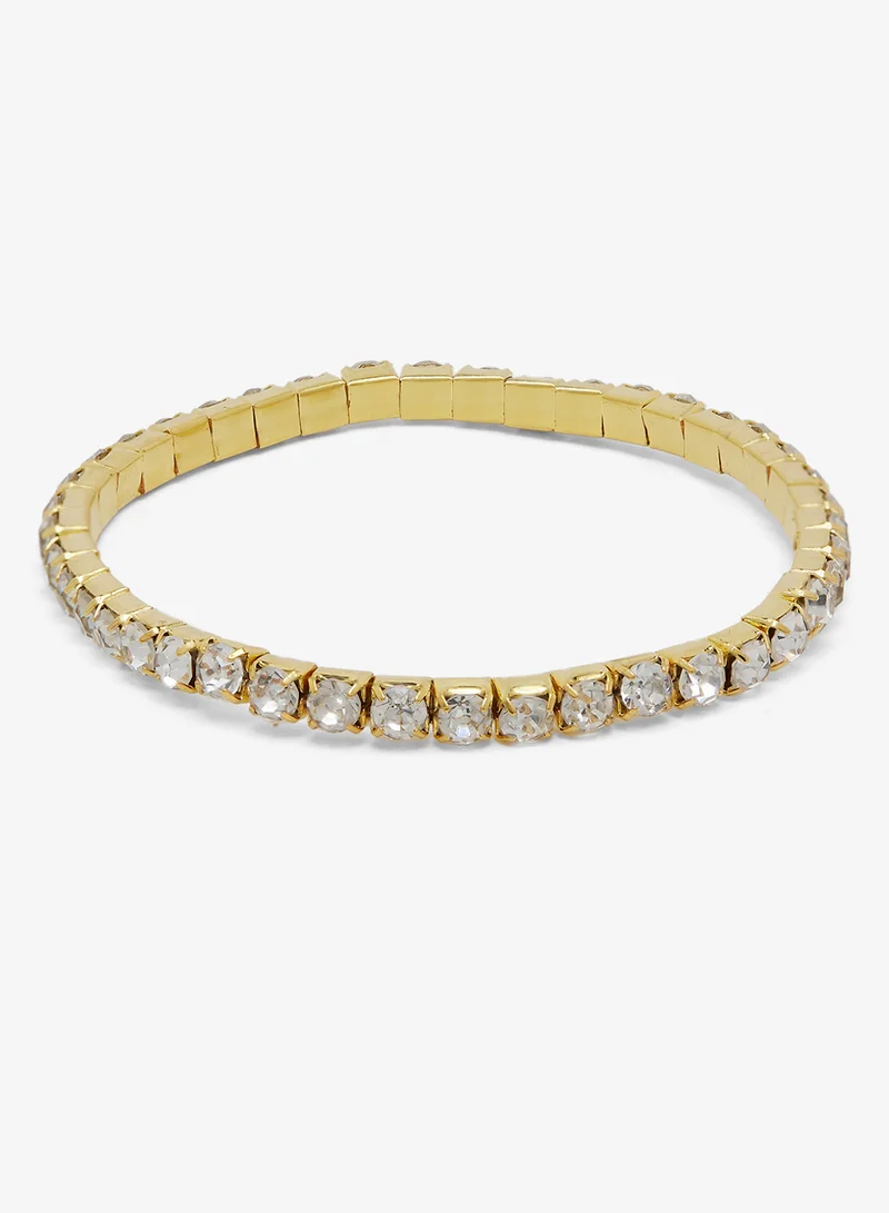 ايلا Gold Tennis Bracelet