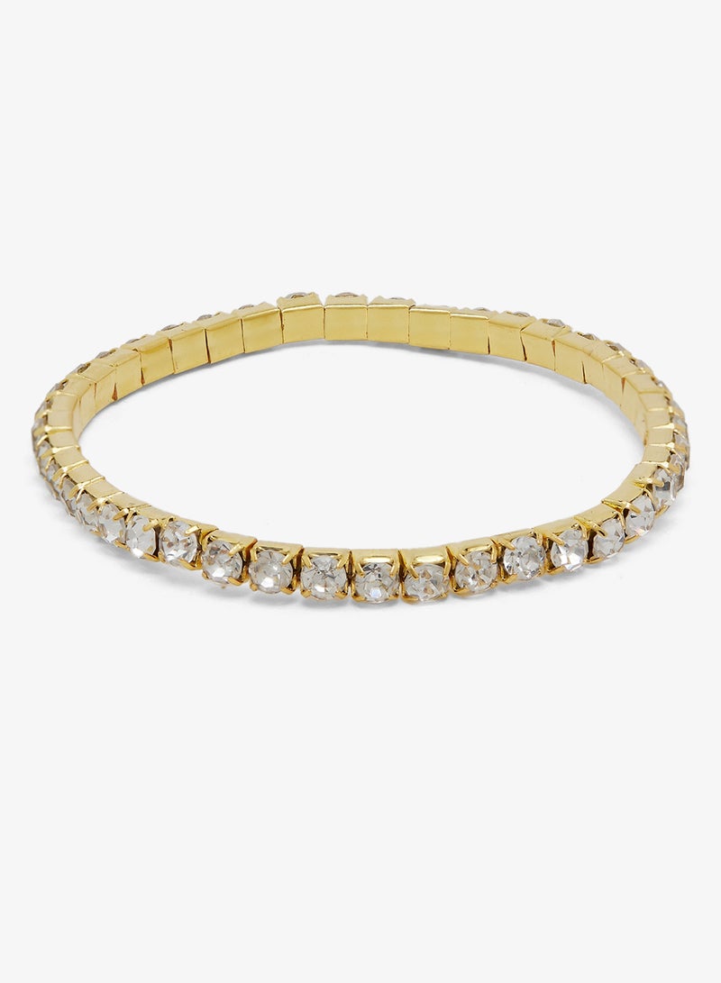 ELLA Gold Tennis Bracelet - Image 2