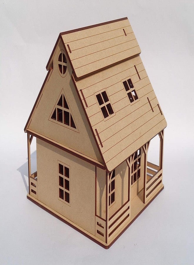 NEKBAL 3D Wooden Puzzle Toy - Cottage House - Image 2