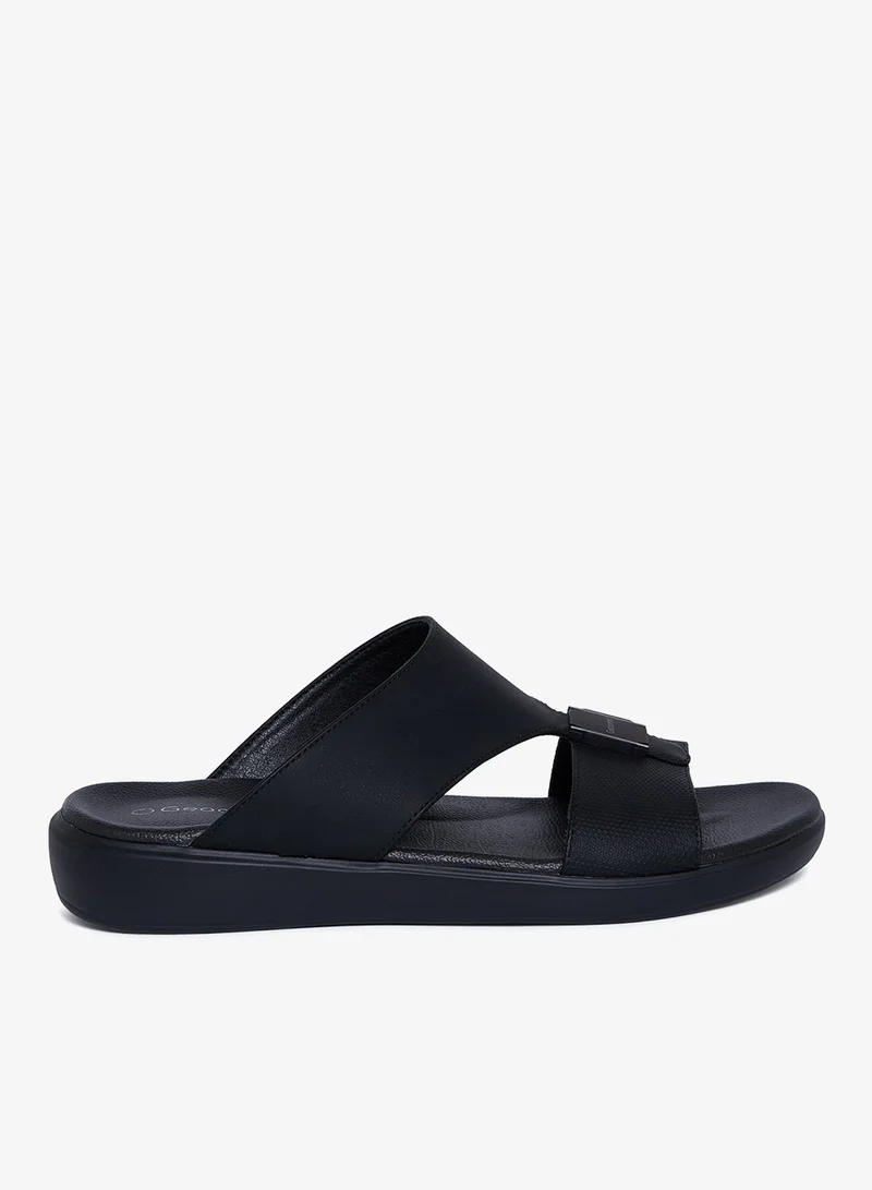 جيومني صنادل جيومني العربية للرجال – صنادل جلدية مريحة ومريحة للارتداء اليومي