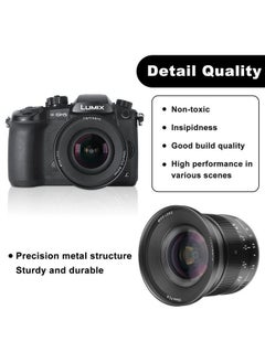 7artisans 7 Artisans 12mm F2.8 Mark Ⅱ Ultra Wide Angle APS-C Manual Focus Prime Lens Compatible for Olympus and Panasonic MFT M4/3 Mount Mirrorless Cameras  - Image 5
