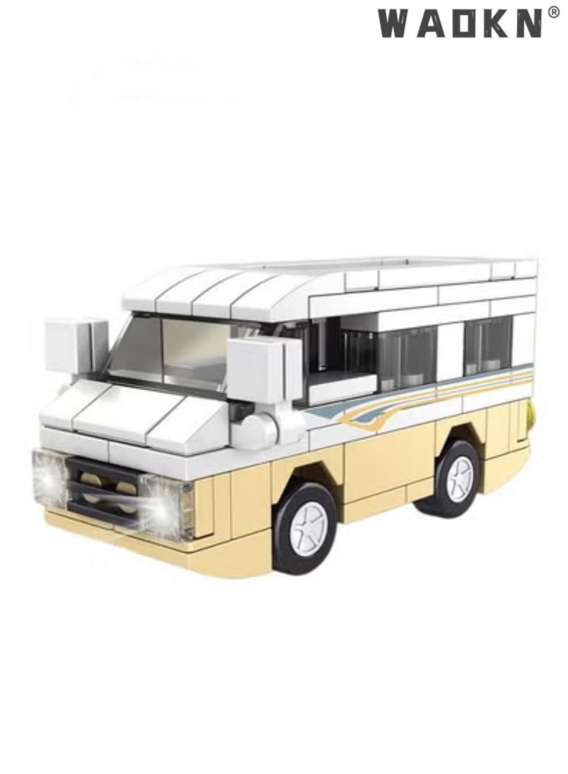 WAOKN City Car Building Blocks Children‘s Educational Assembled Toys Gift For Boys As Halloween Gift New Creative Assembly Building Blocks Kids Small Particle Building Blocks Toys Know The City Car Series of The Commercial Vehicle - Image 3