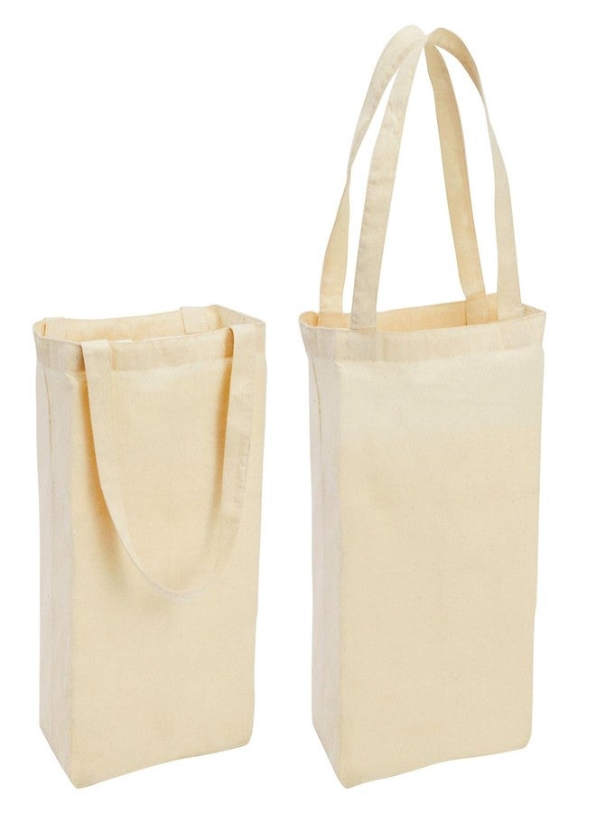 Juvale 24-Pack Blank Cotton Canvas Tote Bags Bulk - Reusable Cotton Tote Bag for DIY Crafts, Grocery & Work - 13x11.5 in - Image 4