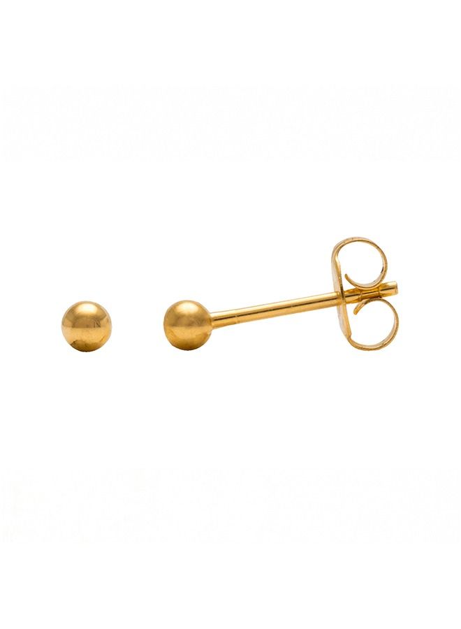 Studex 3MM Ball 24K Pure Gold Plated Ear Studs - Image 3