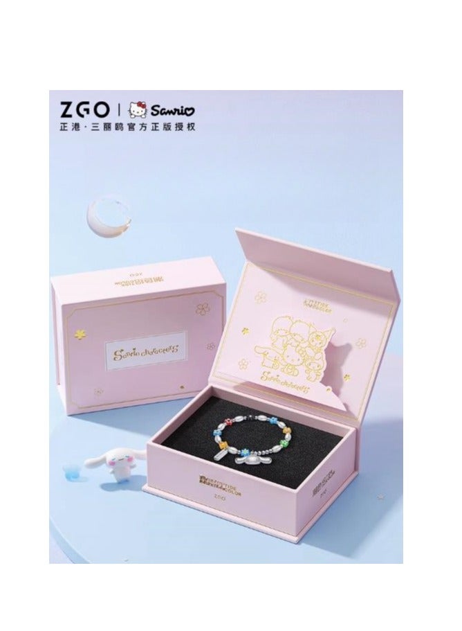 ZGO Colorful Bead Flower Bracelet For Girls, A Niche Gift For Birthdays - Image 4
