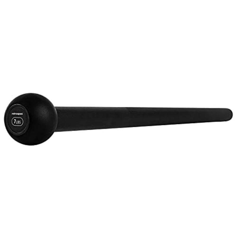 Steel macebell for strength training, rehabilitation, stretching, conditioning and rotational training black powder-coated steel, 5-30lb options, ergonomic grip and balanced weight distribution - Image 2