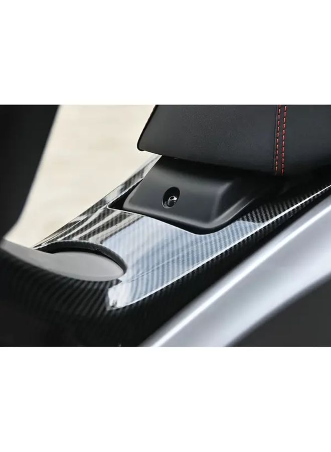 Carbon Fiber Style ABS Fuel Tank Side Cover Trim Scratch Resistant Snap On For Yamaha NMAX 155 2025 V3 - Image 3