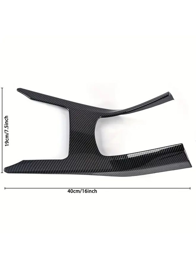 Carbon Fiber Style ABS Fuel Tank Side Cover Trim Scratch Resistant Snap On For Yamaha NMAX 155 2025 V3 - Image 2