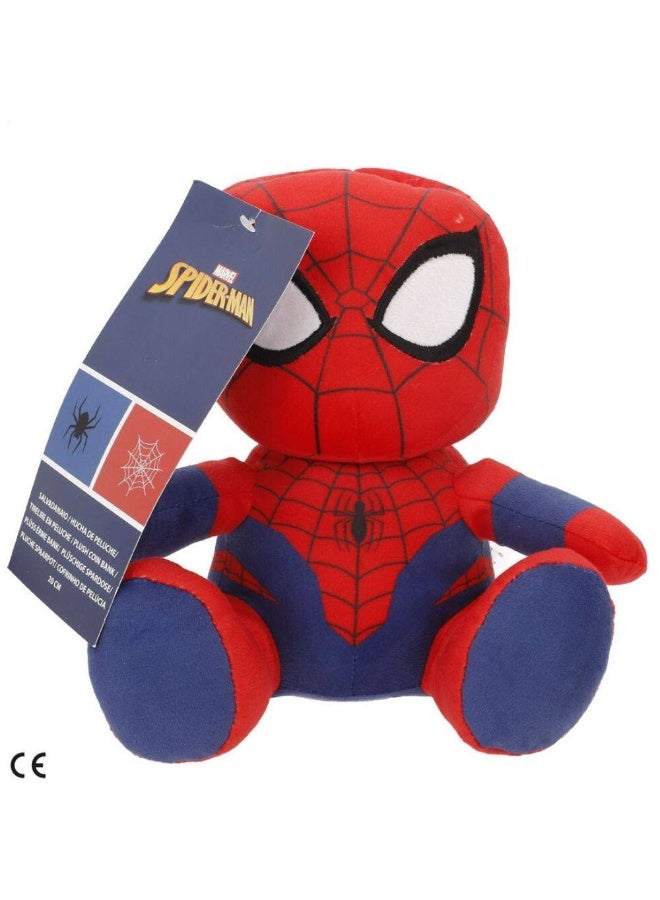 Marvel Spider-Man Spider-Man Plush Money Box (20 cm, Red/Blue) - Image 1