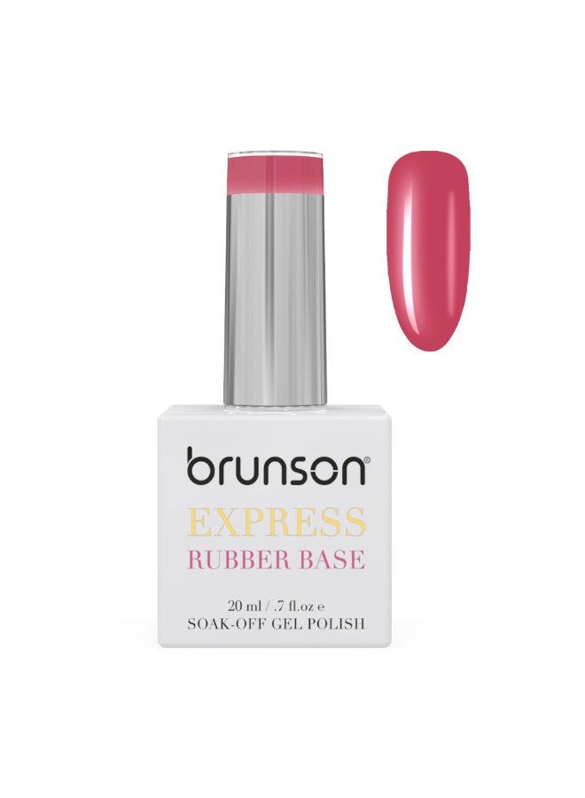 Rubber Base Gel Nail Polish 20Ml - French Rubber Base Coat Long-Lasting, Durable And Chip-Resistant Nail Strengthener Gel Nail Polish Base Coat For Manicure And Pedicure