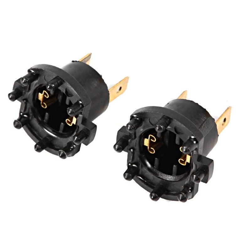 Car Headlight Socket Holder 1 Pair H7 Replacement Headlight Bulb Socket Adapter Holder Fit for Mazda 2DE 3 BK 323 BJ B28V510A3