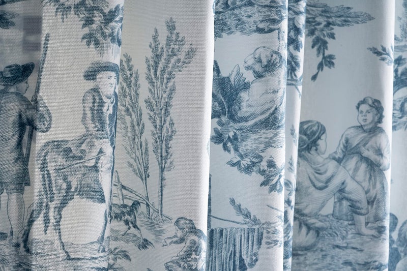 ميزون دي هيرمين Maison D 'Hermine 100 ٪ Startain - 50 "" x84 "" خلفية بيضاء (خلفية بيضاء) زخرفية - ستائر جمالية لمطبخ وغرفة نوم المزرعة - لفصل الربيع والصيف - The Miller Collection - Image 2