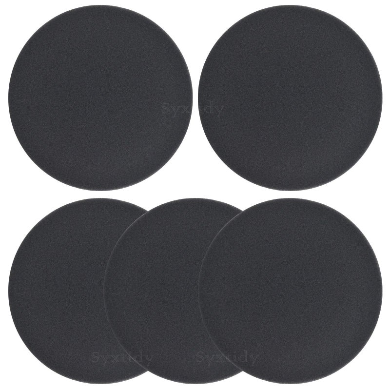 Syxtidy Vacuum Filter for Bissell Filters Replacement for Bissell Powerforce Helix Bagless 2191 2190 2254 2256 1700 Part 16082255 Pack Black