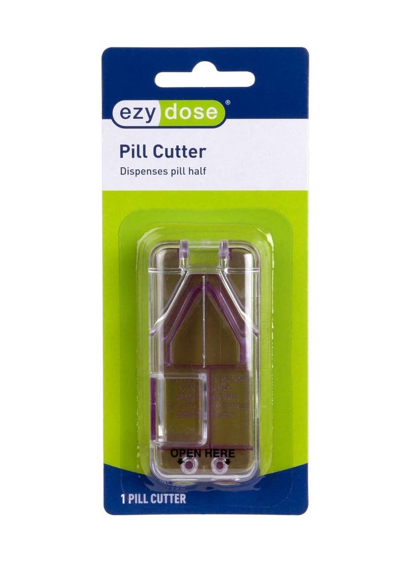 Ezy Dose E Pill Cutter And Splitter With Stainless Steel Blade And Dispenser Daily Usage Safely Cut Pills Vitamins Tablets Accurate, Travel Sized - Colors May Vary  - Image 4