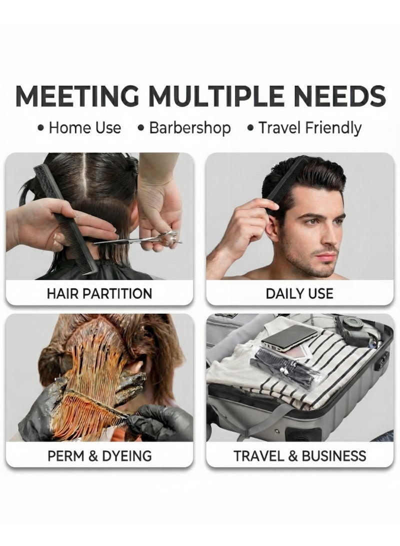 بيلي طقم أمشاط شعر لصالونات التصفيف الاحترافية 10 قطع أسود - Image 3