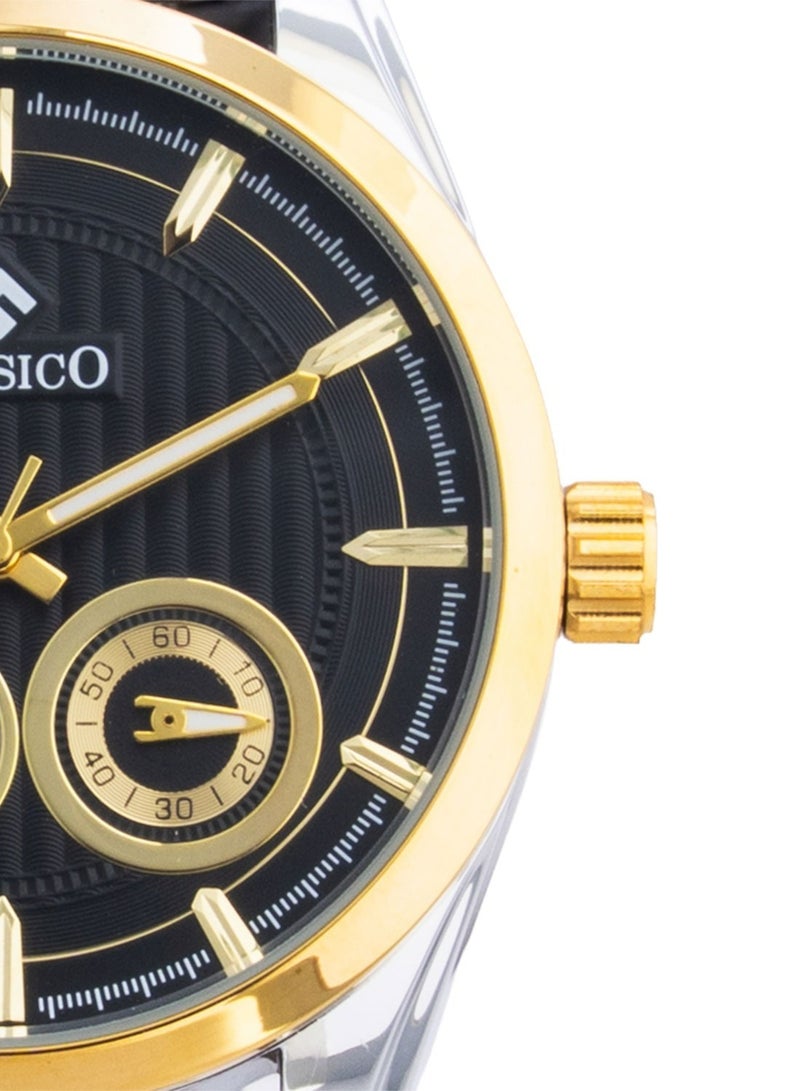 Clasico Elite Men's Open Heart Skeleton Leather Strap Watch – Automatic Mechanical Movement | Genuine Leather Band | Luxury Business Wrist Watch for Men - Image 3