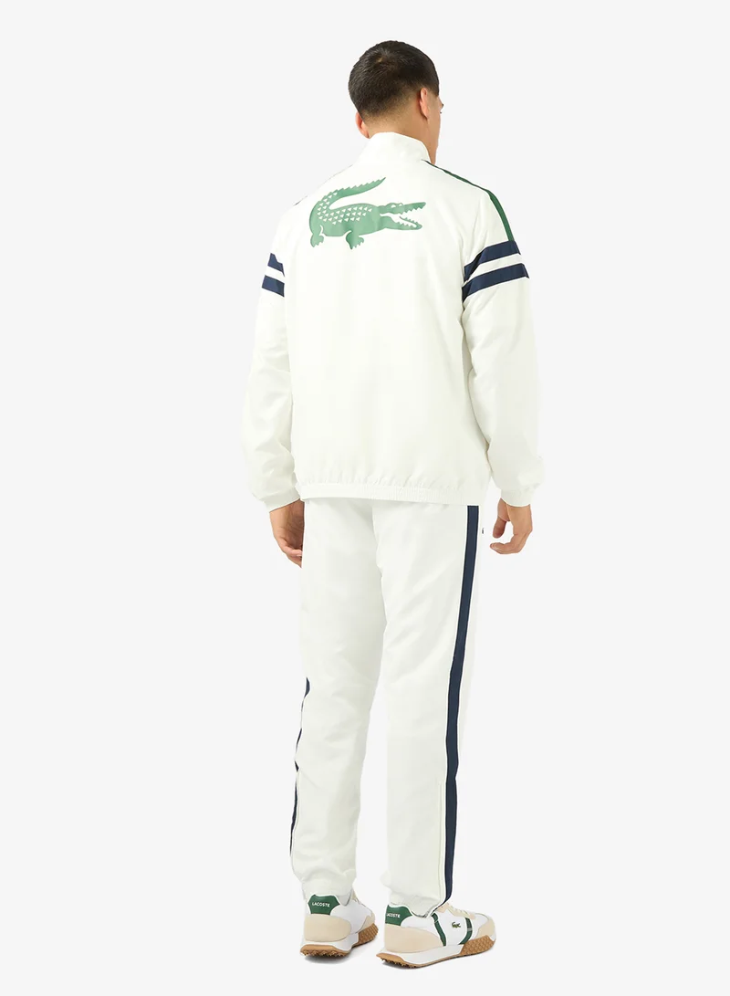 LACOSTE Stripe Crew Neck T Shirt