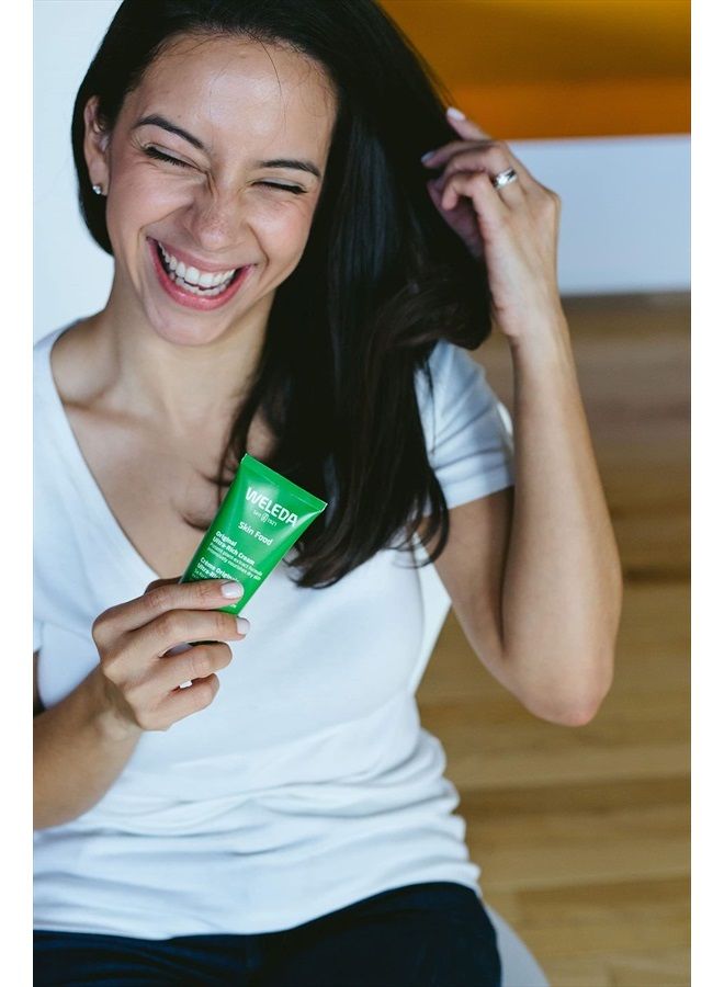 Weleda كريم الجسم الأصلي فائق الغنى من سكين فود، مجموعة من 3 قطع، 2.5 أونصة سائلة (عبوة من 1)، 1 أونصة سائلة (عبوة من 2)، مرطب غني بالنباتات وعناية بالشفاه مع البابونج والقطيفة - Image 3