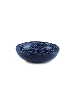 Nova Ecomix Painted Bowl 43.18x43.18x11.43cm Blue