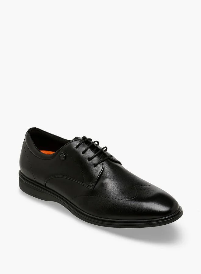 Le Confort Men Lace-Up Leather Derby Shoes