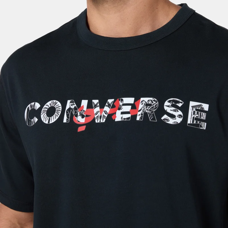 Converse Black DXB Landmarks T-Shirt  | Best Price UAE