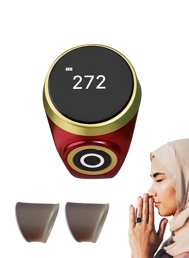 Tasbeeh Ring, Waterproof Digital Electronic Counter with OLED Display with Night Function, Easy to Carry - Image 1