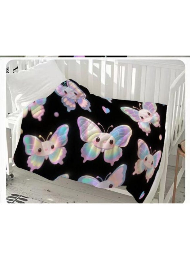 general Baby and children's cartoon flannel thin blanket (warm and comfortable, suitable for sleep, game use) 70cm*100cm - Image 2