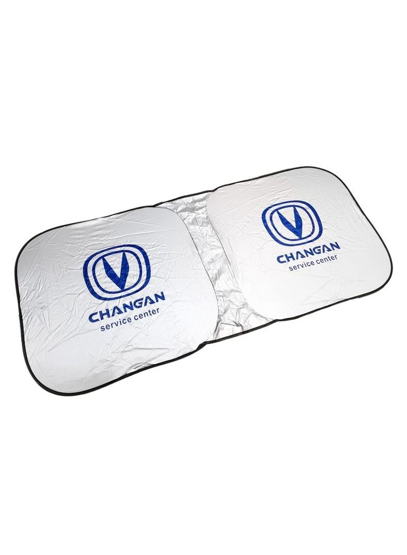 CHANGAN Car Sun Shade UV Rays and Heat Protector Sun Visor Foldable Keep Your Vehicle Cool Blocks UV Rays, Car Windshield Sunshade - Image 2