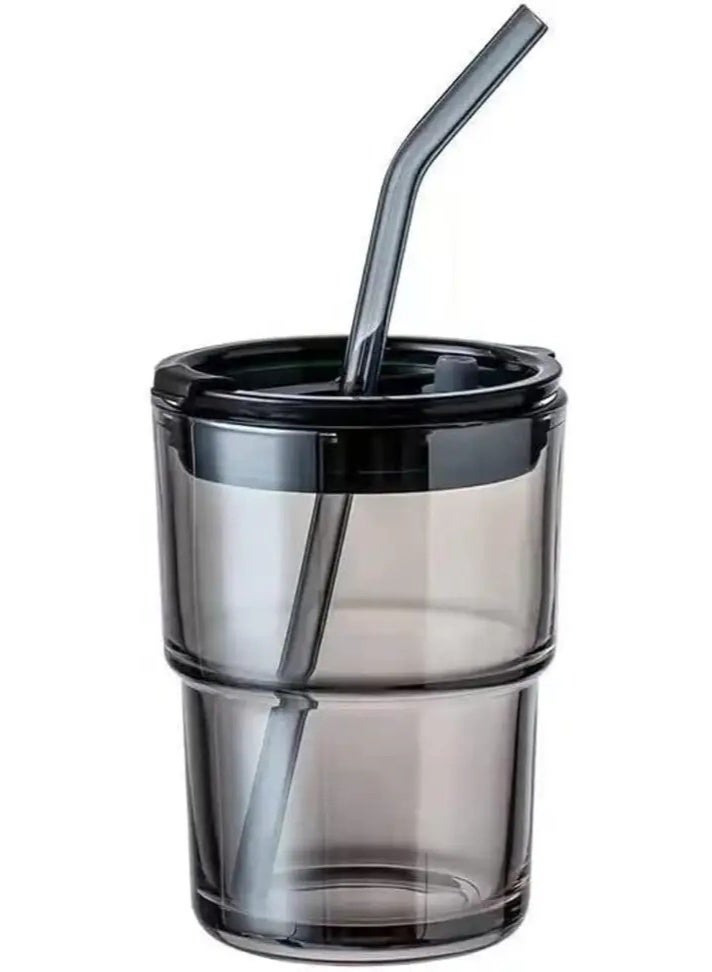 Glass Tumbler a Drinking Glass Fruit Juice Milk or water Cup  (435ml) - Image 1