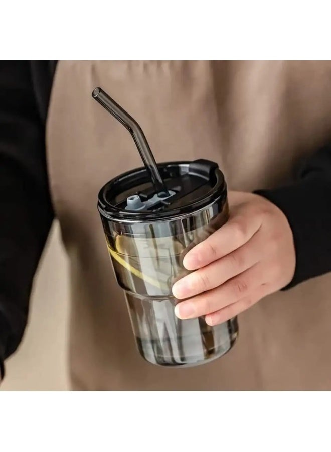 Glass Tumbler a Drinking Glass Fruit Juice Milk or water Cup  (435ml) - Image 3