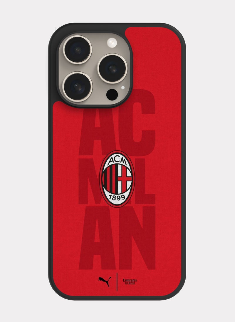 PXLAAT iPhone 15 Pro case cover AC Milan FC - Image 1