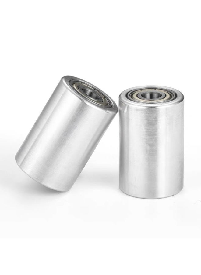 Stainless Steel Double Bearing Driven Wheel Belt Conveyor Roller Passive Wheel Rail Wheel Unpowered Roller Pressure Wheel Drive Wheel-Specifications:Bad-20*45-696-6 Inner Hole 6/8 Optional  - Image 3