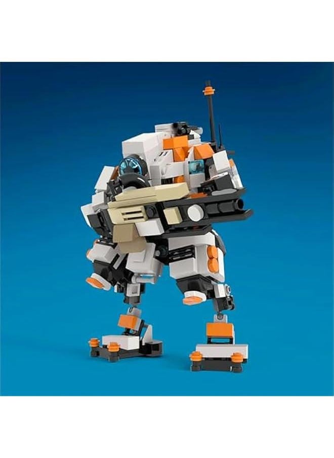 null - Titan Tone Mecha Building Blocks Set, Robot Action Figures Model Toy, Fall Game Robot Model, is a Striking Toys, A Collectible Suitable for Fans Who Love Titans Games (450 PCS) - Image 1