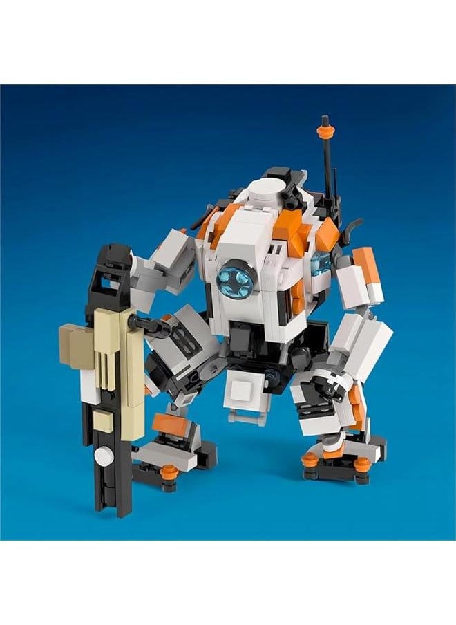null - Titan Tone Mecha Building Blocks Set, Robot Action Figures Model Toy, Fall Game Robot Model, is a Striking Toys, A Collectible Suitable for Fans Who Love Titans Games (450 PCS) - Image 1