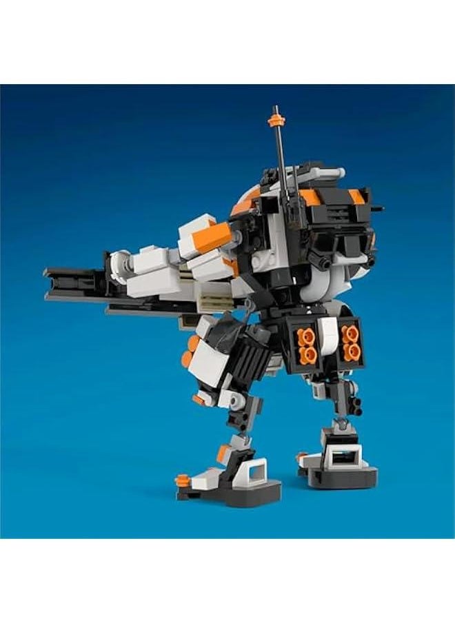 null - Titan Tone Mecha Building Blocks Set, Robot Action Figures Model Toy, Fall Game Robot Model, is a Striking Toys, A Collectible Suitable for Fans Who Love Titans Games (450 PCS) - Image 1