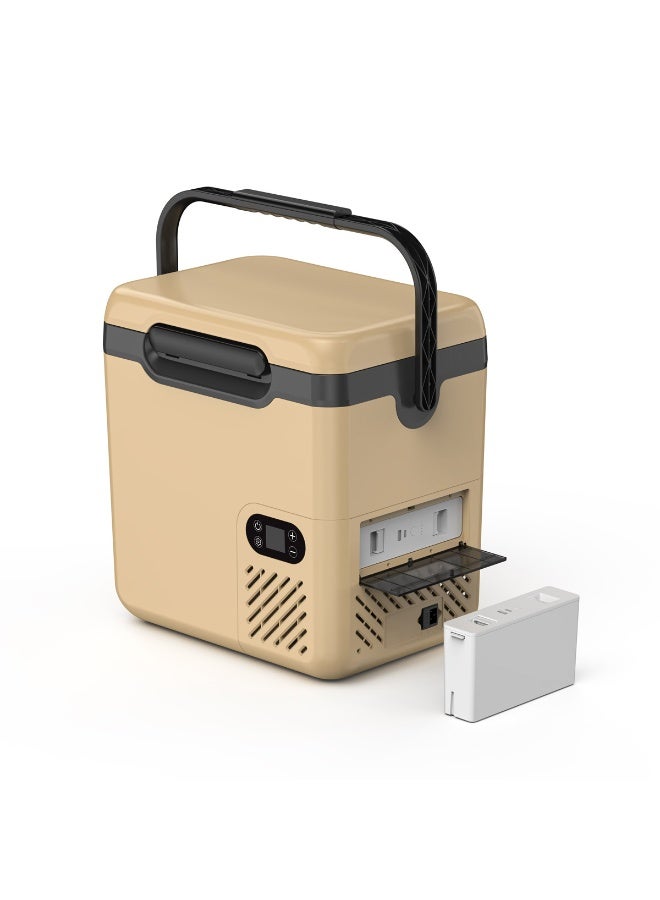 كروني ثلاجة تجميد محمولة N20 سعة 20 لتر، تعمل بضاغط صغير، تعمل من -20 إلى 20 درجة مئوية، مناسبة للسيارات والشاحنات والمركبات الترفيهية والتخييم والسفر، تعمل بجهد 12 فولت/24 فولت وتيار متردد 100-240 فولت، طاقة منخفضة 45 واط، هادئة ≤ 45 ديسيبل، صندوق تبريد كهربائي، ثلاجة تجميد خارجية للسيارات، ثلاجة تجميد صغيرة للمركبات، ثلاجة تخييم مدمجة، ثلاجة سفر للسيارات مع وضعي Eco/Max، مبرد R134a، ثلاجة كهربائية للسيارات، ثلاجة صغيرة مزدوجة الطاقة للاستخدام المنزلي أو على الطريق، ثلاجة لعربات التخييم. - Image 3
