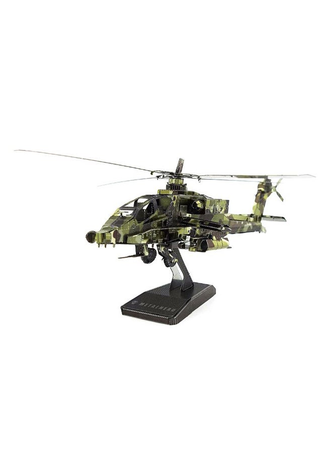 طائرة هليكوبتر تعليمية ثلاثية الأبعاد مع تصميم تمويه - نموذج بناء puzzle T2649
