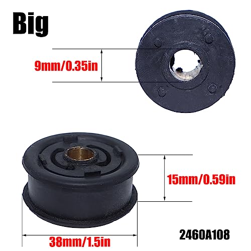 HOOTURB Gear Shift Lever Linkage Shifter Bushings Repair Kit for Hyundai Elantra 2011-2016 Lantra I35 2011-2016 Sonata 2007-2012 Accent Cerato Rubber Replacement Part 2460A109（Small） 2460A108(Big) - Image 3