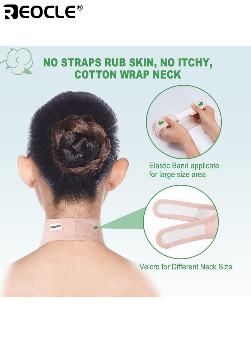 REOCLE 2PCS Castor Oil Pack Wrap Adjustable Reusable Organic Kit with Cotton Machine Washable Leak Proof Design for Liver Detox Suitable for Waist & Neck Use for Adults for Daily Care - Image 5