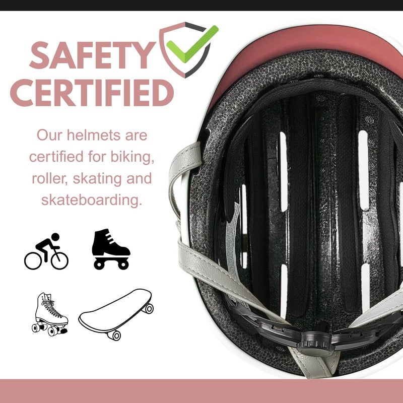 Thousand Kids Helmet â€“ Free Reflective Sticker Pack to Customize, No Pinch Magnetic Buckle, Multi Sport Safety CSPC ASTM CE Certified â€“ Jr Collection (Power Pink, Nylon Straps) - Image 5