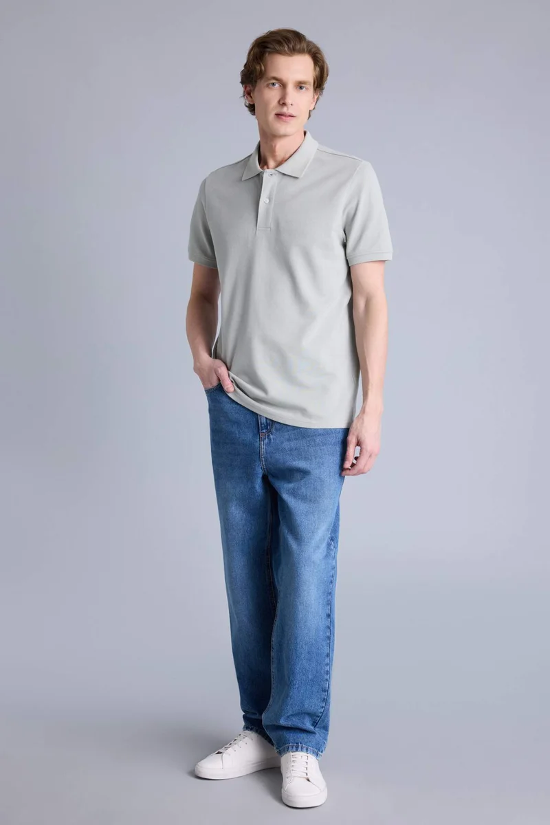 DeFacto 100% Cotton Polo T-Shirt