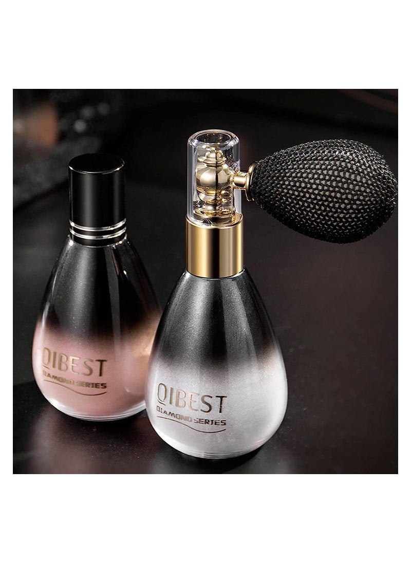 KASTWAVE - Body Highlighter Powder Spray, Glitter High Gloss Makeup Spray, Highlight Powder Glitter Spray for Hair and Body,  3 Colors - Image 1