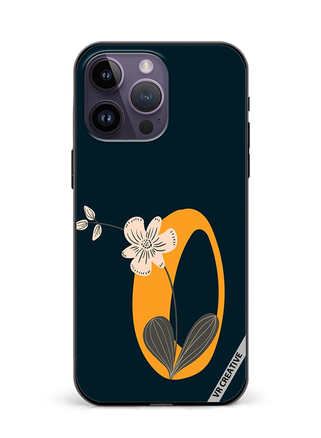 VR CREATIVE Protective Case Cover For Apple iPhone 16 Pro Alphabet O Design Multicolour - Image 1