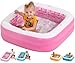GRIP A POOL 3in1 Inflatable Baby Pool Bathtub Ball Pit for Toddlers 13 Patented Safety Secure Grip Handles Soft Floor Drain Summer Water Toys First Birthday Gifts Kiddie Pool for Ages 1 2 3 34x10 - Image 3