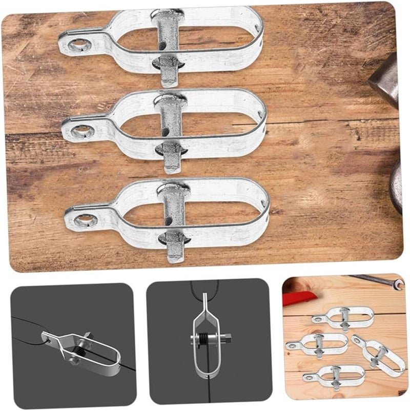 2Pcs Heavy Duty Wire Rope Tighteners 4mm Steel Construction for Garden Fencing and Secure Tightening - Image 5