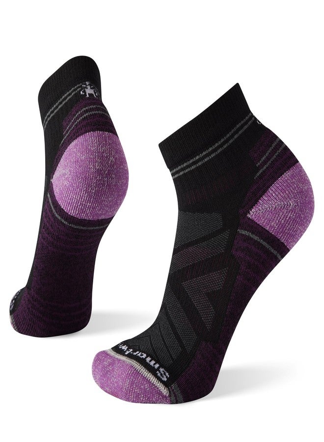 SmartWool Women's Hike Light Cushion Ankle Socks, Black, Medium - Image 1