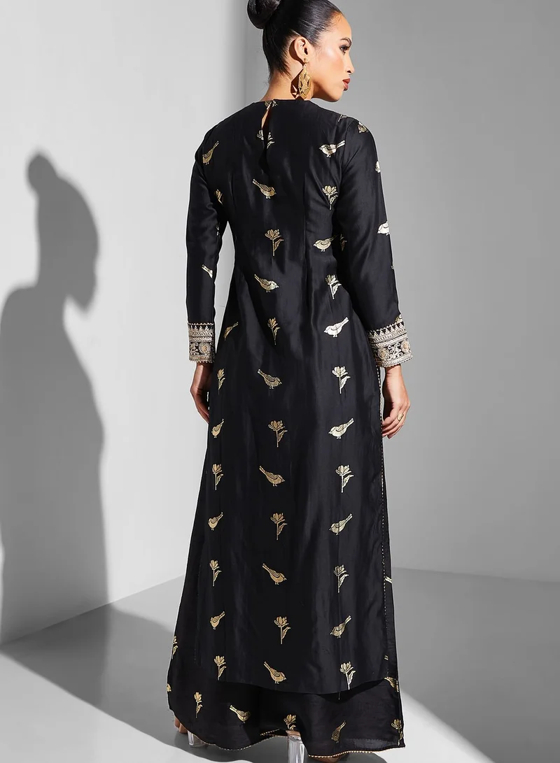 masaba Printed Side Slit Kurti