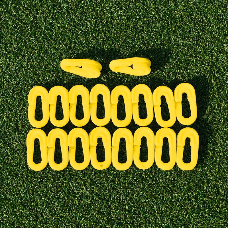 Fitfix ® Soccer Goal Net Clips, Pack of 80 Pcs Soccer Goal Accessory (Yellow) - Image 2